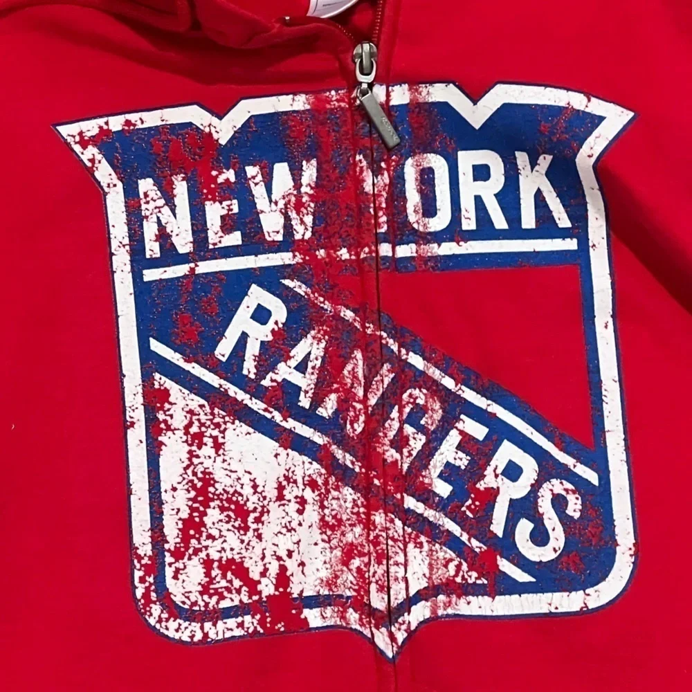 Boys Kids New York Rangers NHL Hockey Sports Hoodie Pullover Sweatshirt